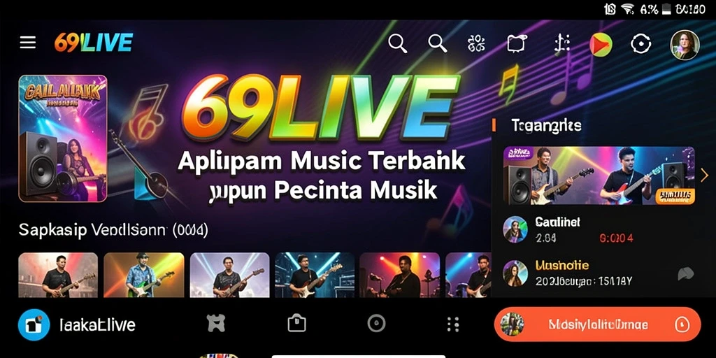 Tampilan gameplay seru dan interaktif di 69LIVE.