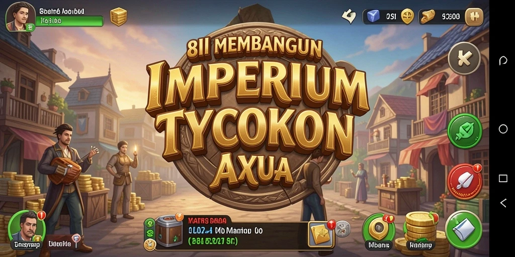 Tampilan gameplay 8II menunjukkan strategi bisnis yang menantang.
