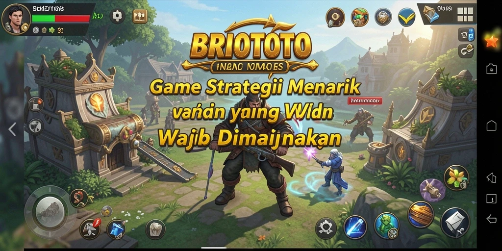 Tampilan gameplay BRIOTOTO yang penuh strategi dan interaksi.