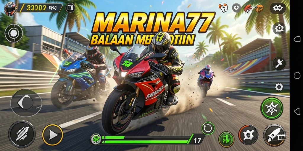 Rasakan sensasi balapan motor yang mendebarkan di MARINA77.