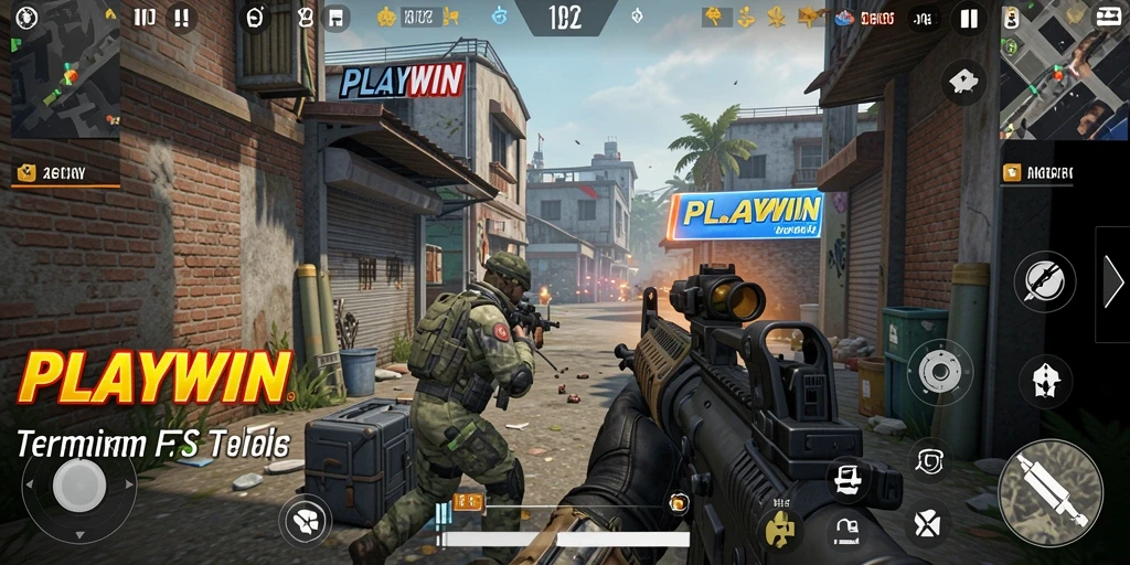 Screenshot gameplay menunjukkan aksi seru dalam <strong>PLAYWIN</strong>.