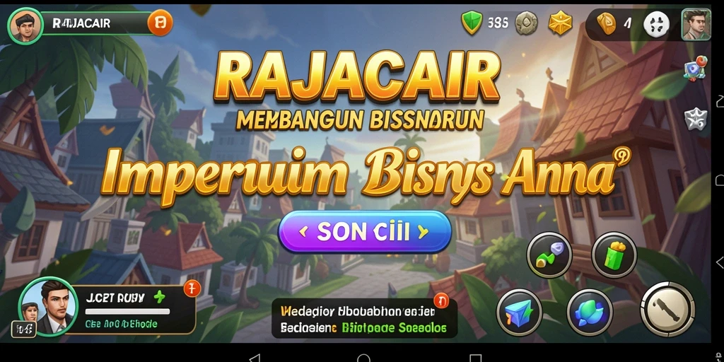 Screenshot gameplay RAJACAIR yang menampilkan pengelolaan bisnis Tycoon.