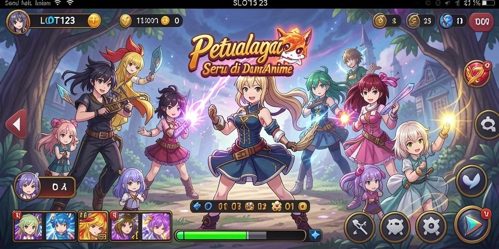 SLOT123 menampilkan gameplay seru dengan karakter Anime ikonik.