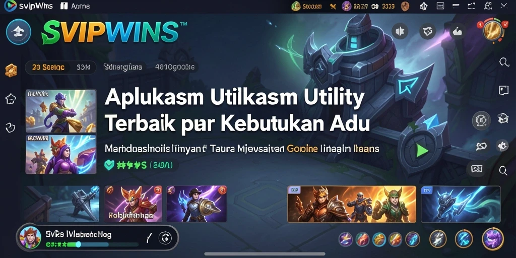 Tampilan antarmuka aplikasi SVIPWINS yang memudahkan navigasi.