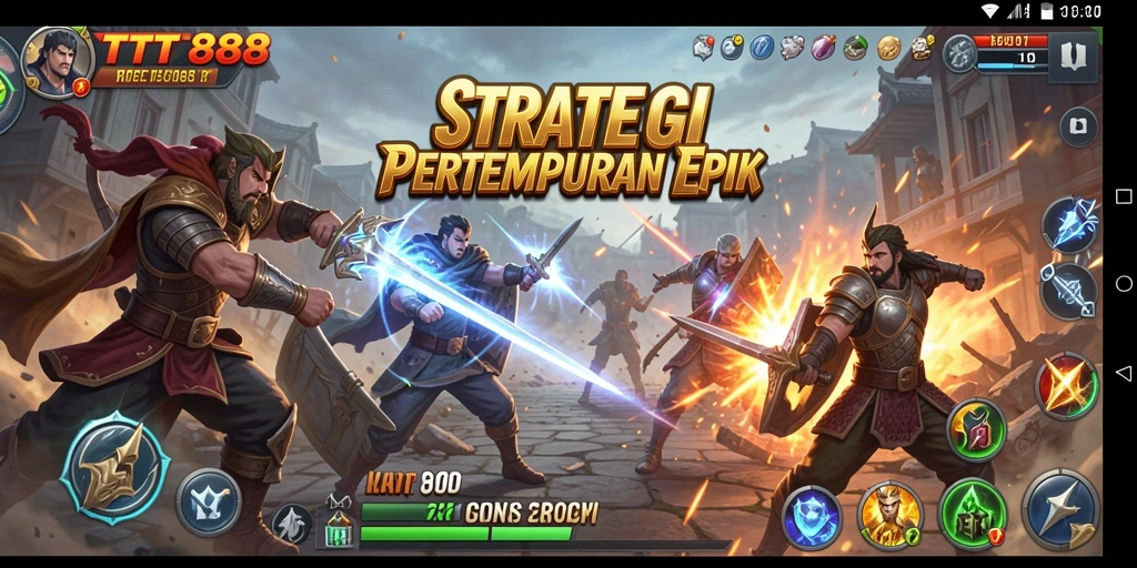 Tampilan gameplay TTT888 yang dramatis dan penuh aksi.